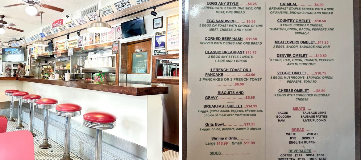 Mac's Diner Menu